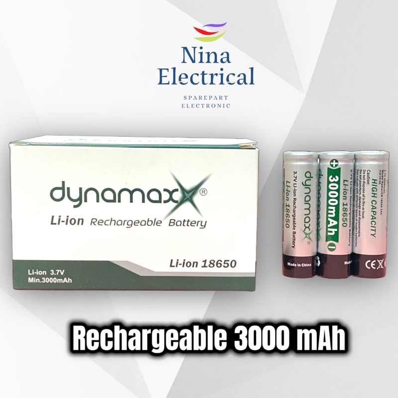 BATERAI CHARGE 3000mAh RECHARGEABLE DYNAMAX