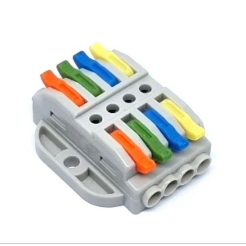 Terminal Konektor Blok Tuas (S 4-4) Sambungan Kabel Cepat