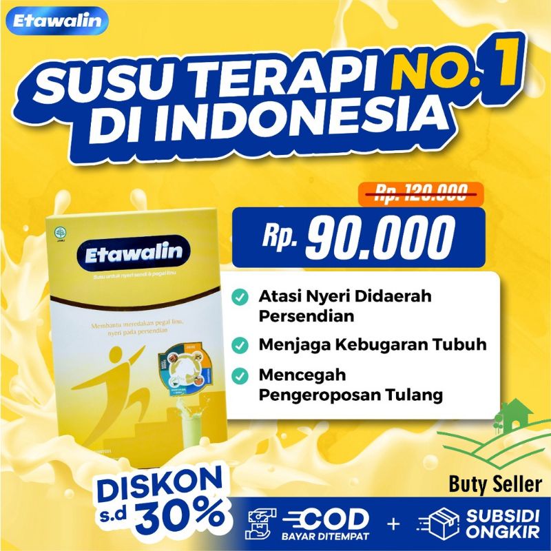 

Etawalin – Susu Kambing Etawa Tingkatkan Kepadatan & Kesehatan Tulang Sendi Susu Anti Pengapuran Sendi Asam Urat Rematik Reumatik Nyeri Sendi Cocok Untuk Lansia