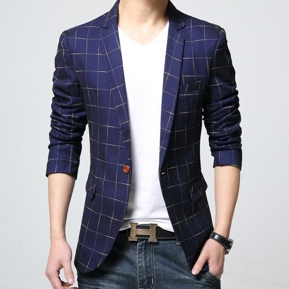 Blazer Kotak Pria / Jas Formal Model Kotak / Jas Model Kotak Pria