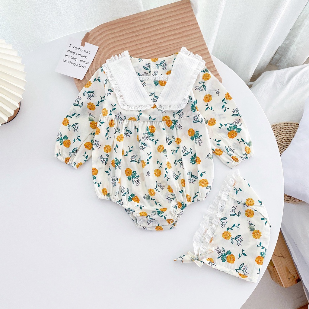 [free bandana bonnet] 0-18bln PAKAIAN BAYI BAJU ANAK JUMPER JUMPSUIT ROMPER PEREMPUAN ZD AA2