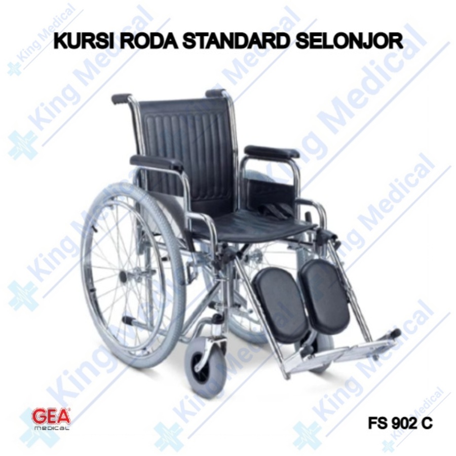 Kursi Roda Selonjor Standard GEA FS 902 C