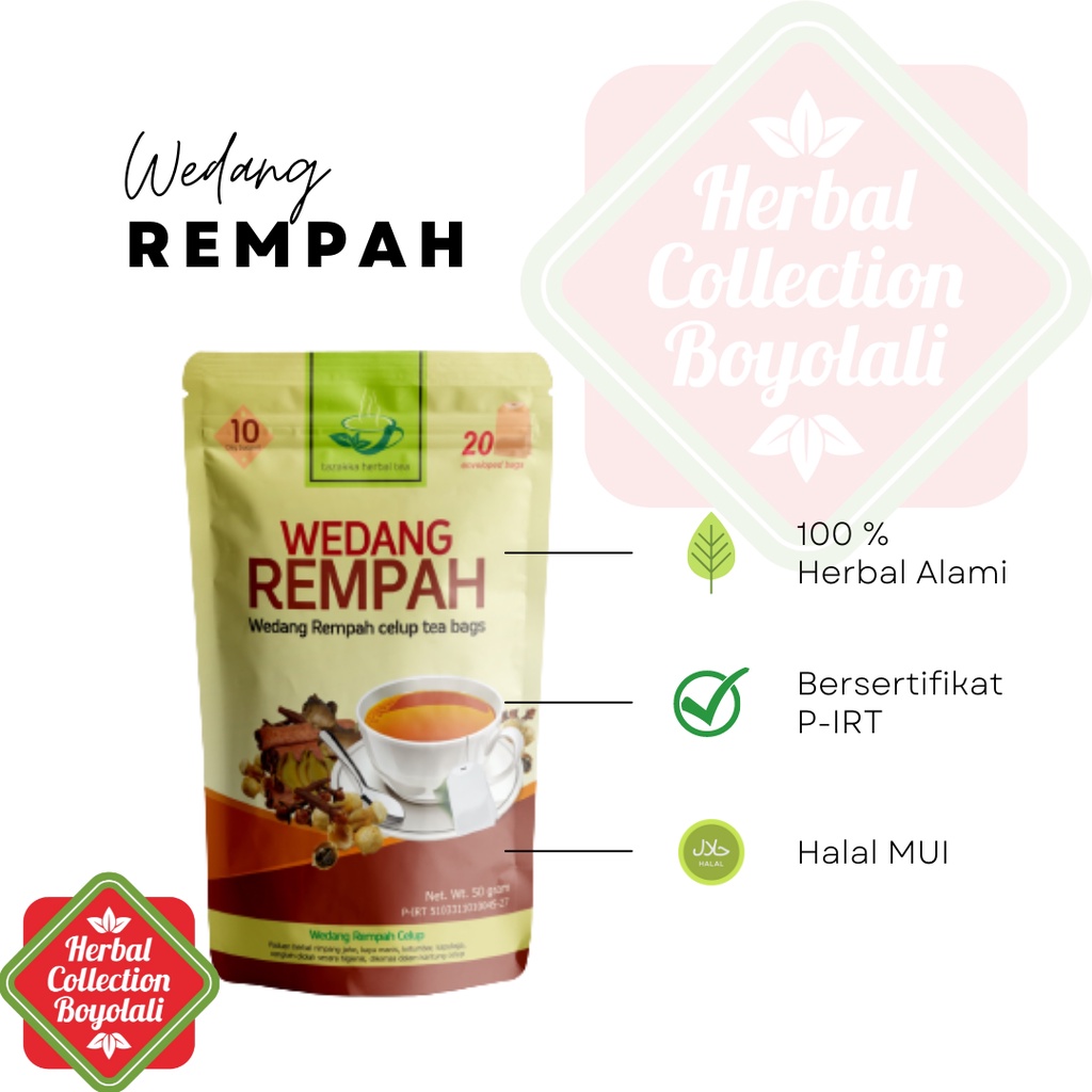

Tazakka WEDANG REMPAH Teh Celup Herbal Tazakka Asli Original Isi 20 Kantong Tea Bag Minuman Kesehatan Suplemen Makanan Antioksidan alami