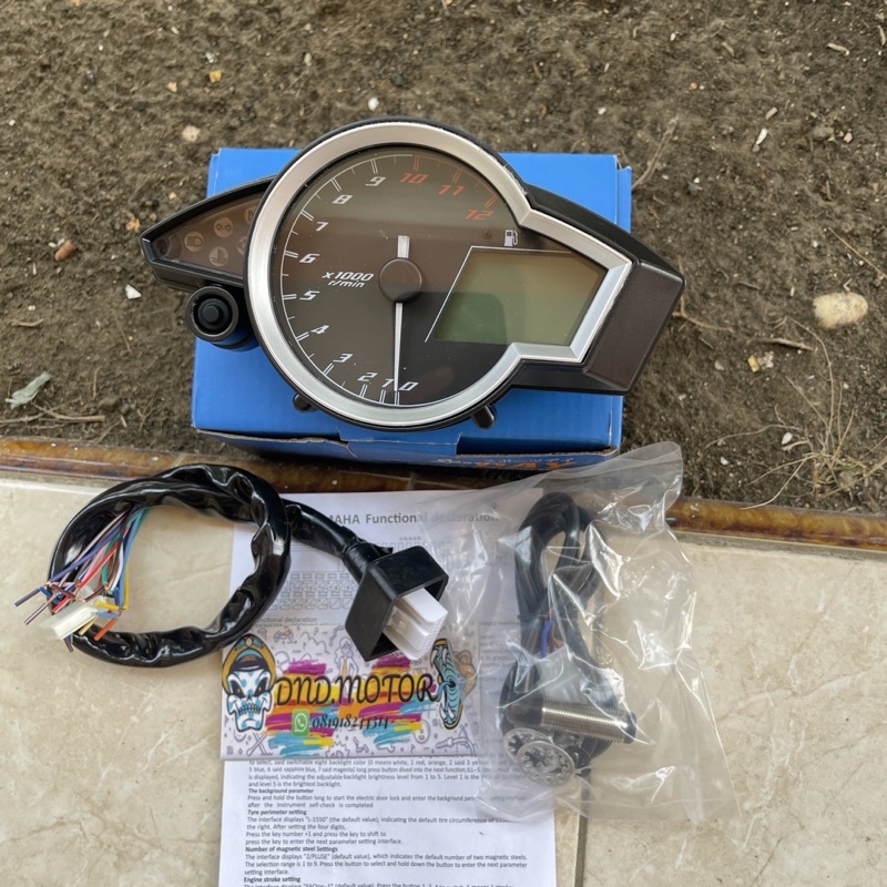 SPEDO SPIDOMETER ODOMETER VIXION NVL GORILLA SPEDONETER VIXION NVL DAY FULL SENSOR IMPORT SPEEDOMETER