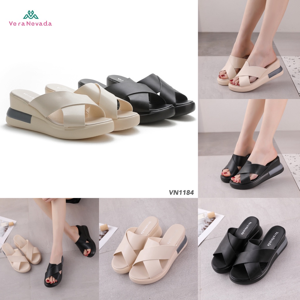 Ivony Seivona - VN1184 Vera Nevada Sandal Wedges Wanita