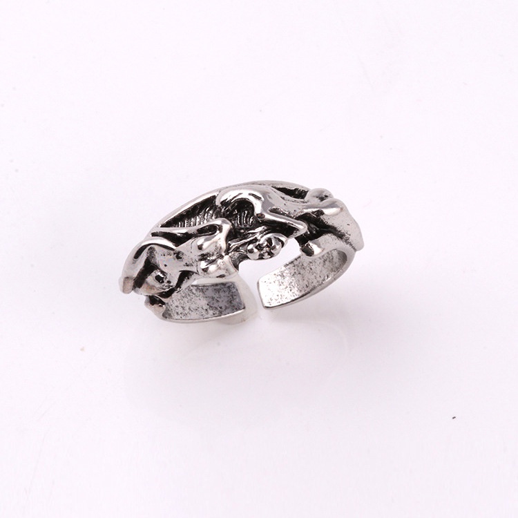 Cincin Bentuk mermaid Bahan alloy Gaya Eropa Dan Amerika Untuk Wanita