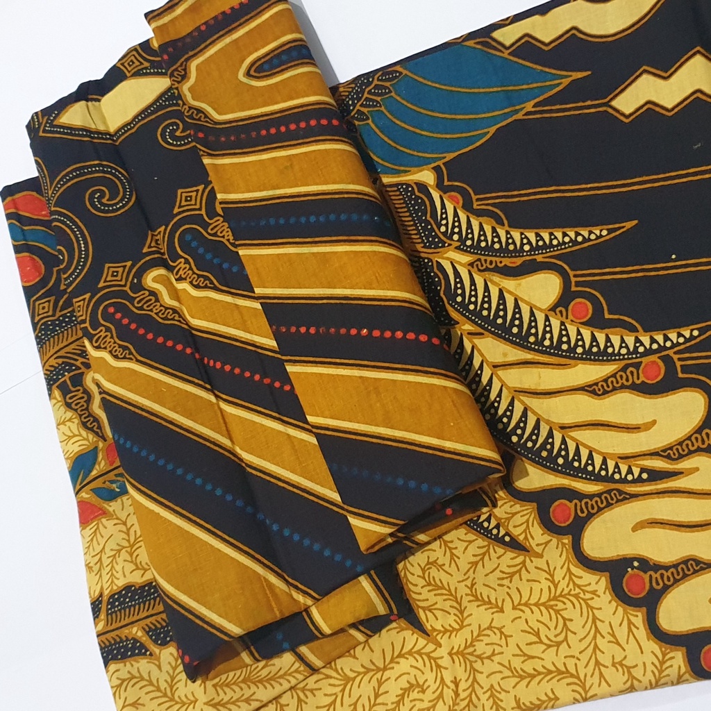 Kain Bahan Batik Katun / Kain Batik Motif Printing / Bahan Baju Batik