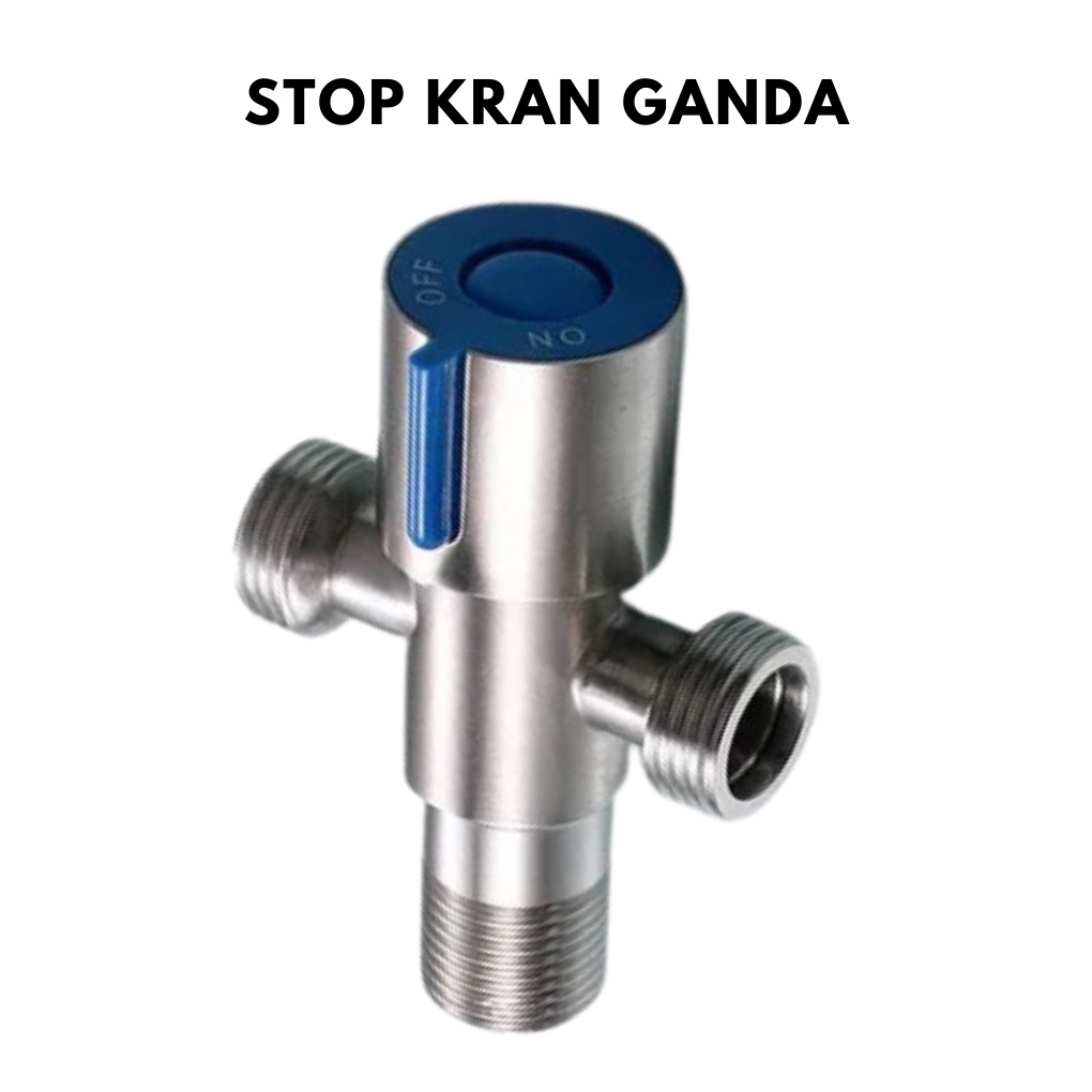 STOP KRAN AIR KERAN STAINLESS / SINGLE HIGH QUALITY