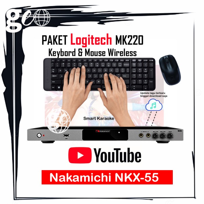 Media Player Nakamichi Nkx-55 / Nkx55 Karaoke Player Harga Murah Garansi Resmi