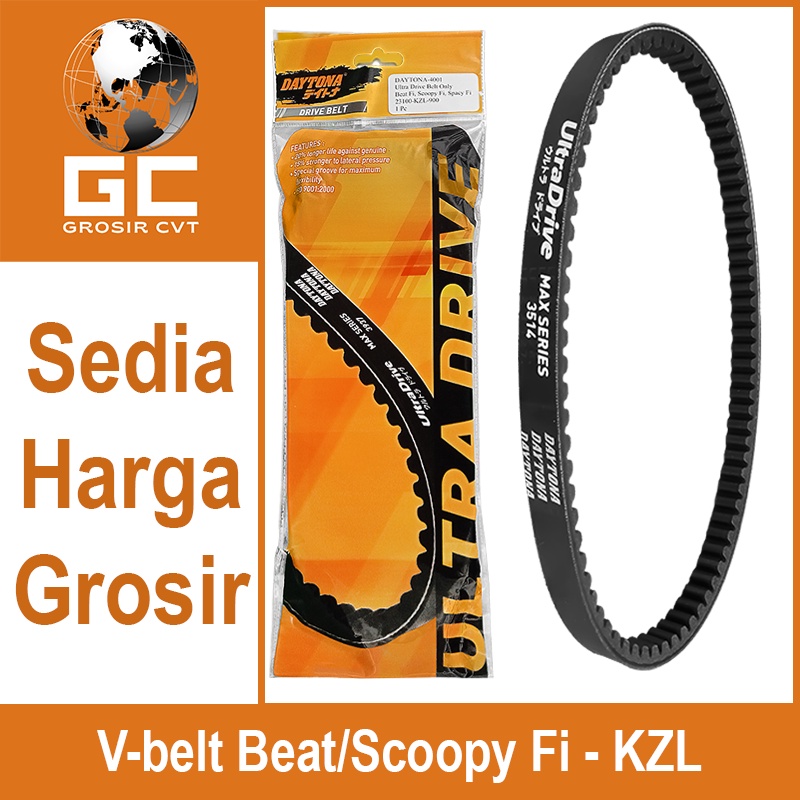 Vanbelt Fanbelt Beat Vario Scoopy Spacy Fi 110 Daytona Ultra Drive Belt 4001 3514