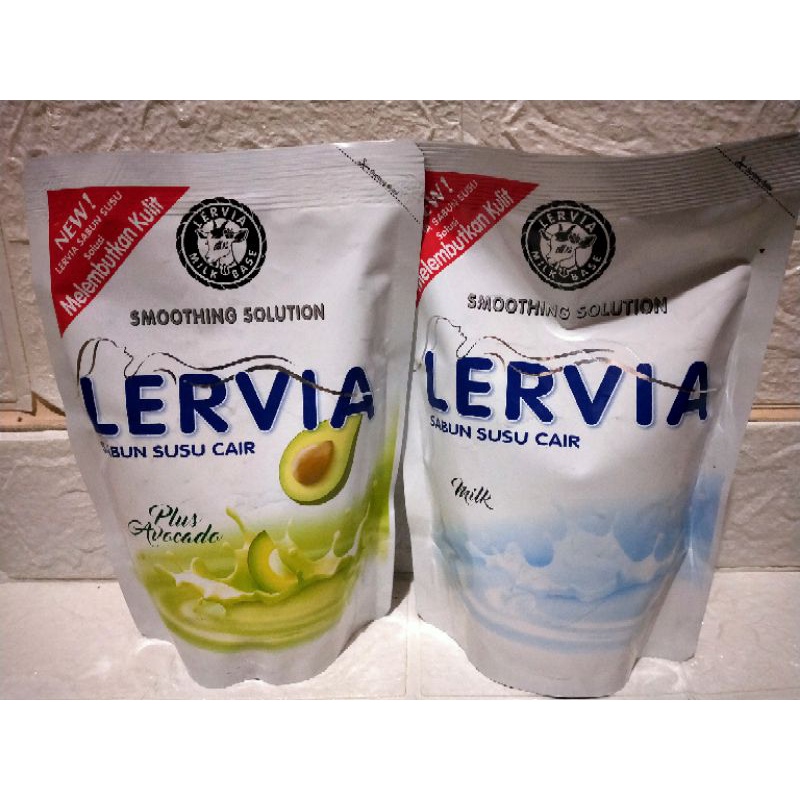Lervia Sabun Susu Cair 400ml