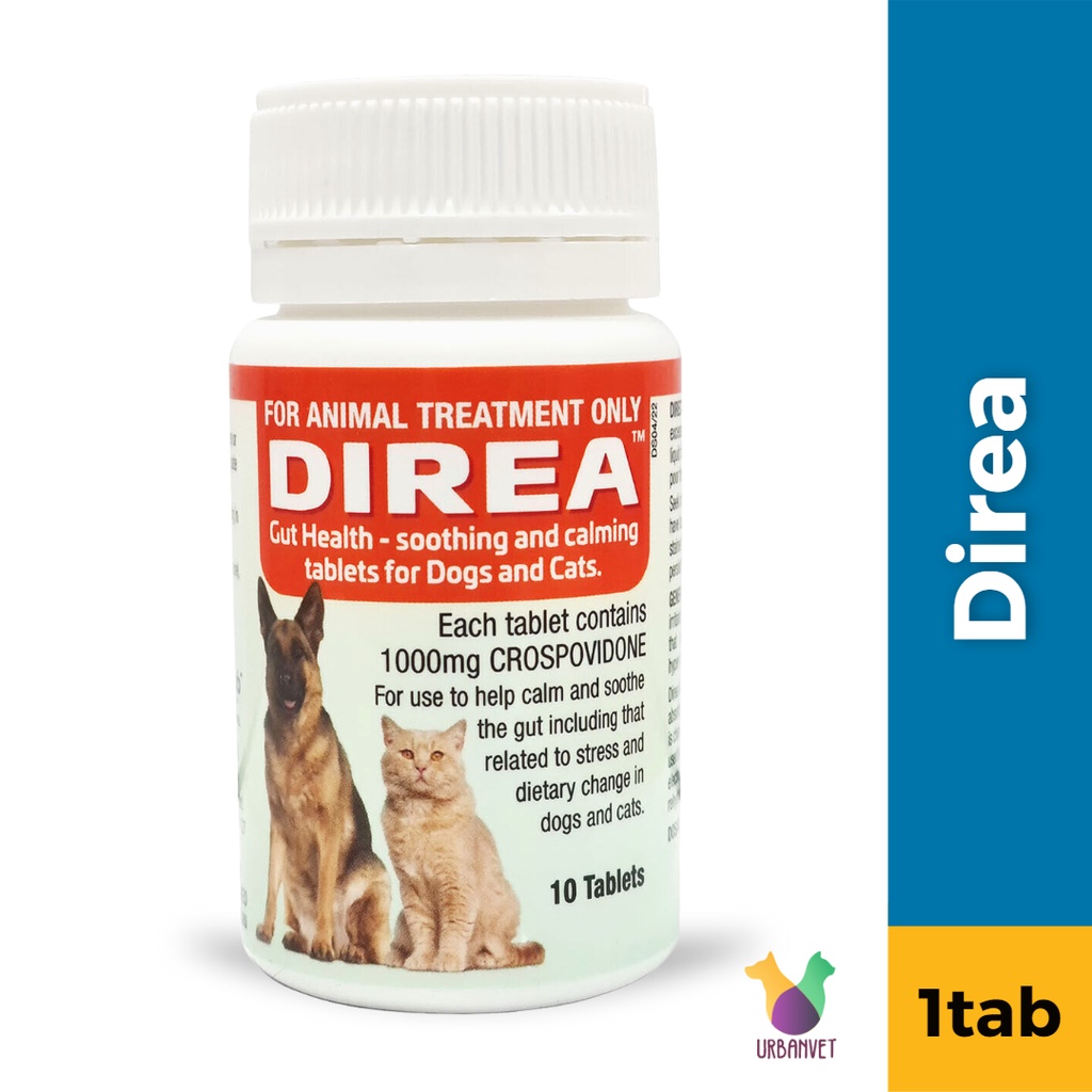 (1 tablet) DIREA TABLET Obat Diare Kucing Anjing - UrbanVet