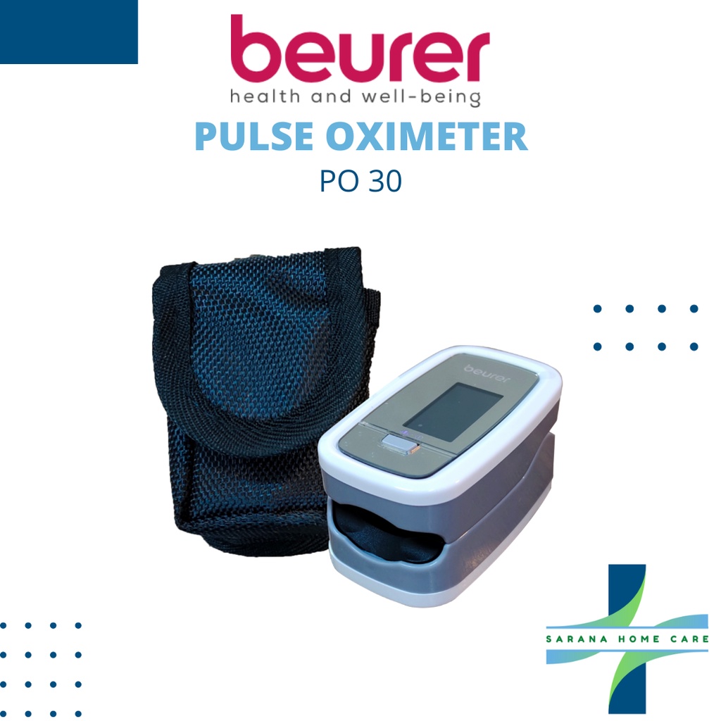 BEURER Pulse Oximeter PO 30/alat ukur oxigen dalam darah/alat ukur detak jantung/finger pulse oximeter