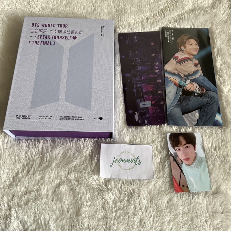 [READY STOCK] BTS Speak Yourself The Final dvd with Jin PC rpc jungkook suga jhope jimin v rm