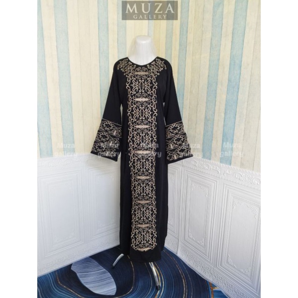 MUZA ABAYA HITAM ABAYA TURKEY ZOYA