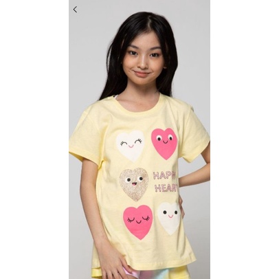Baju Aero Girls Brand Matahari Kaos Aero Anak Perempuan Happy Heart