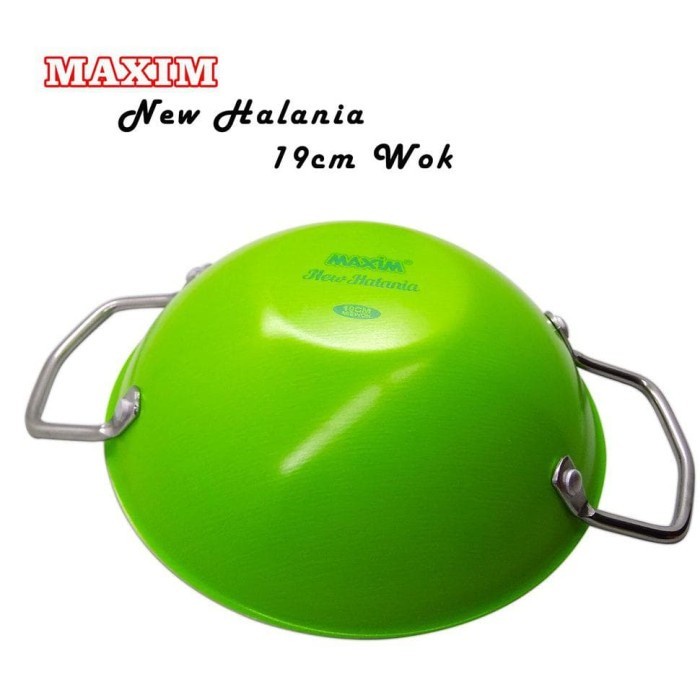 MAXIM Wajan/Mie Wok Teflon Halania 19 cm