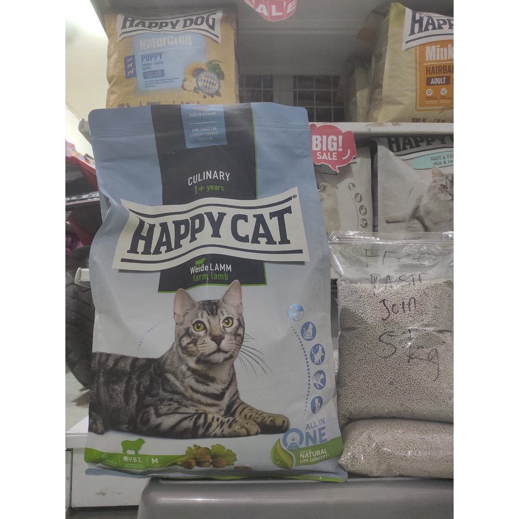 Happy Cat Culinary Frem Lamb 10kg Promo