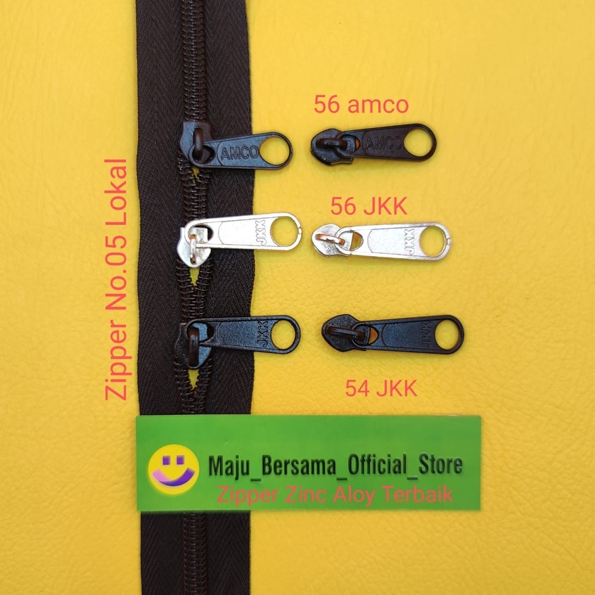 Zipper Zinc Aloy - Kp.Resleting no.05 Variasi 001 ( Import + Lokal ) SK1