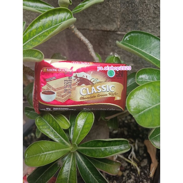 

ECER!! Khong Guan Classic Chocolate cream wafer 18 Gr