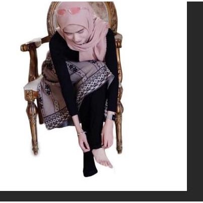 CAMOCA LEGGING WUDHU BAHAN RAYON SPANDEK HITAM