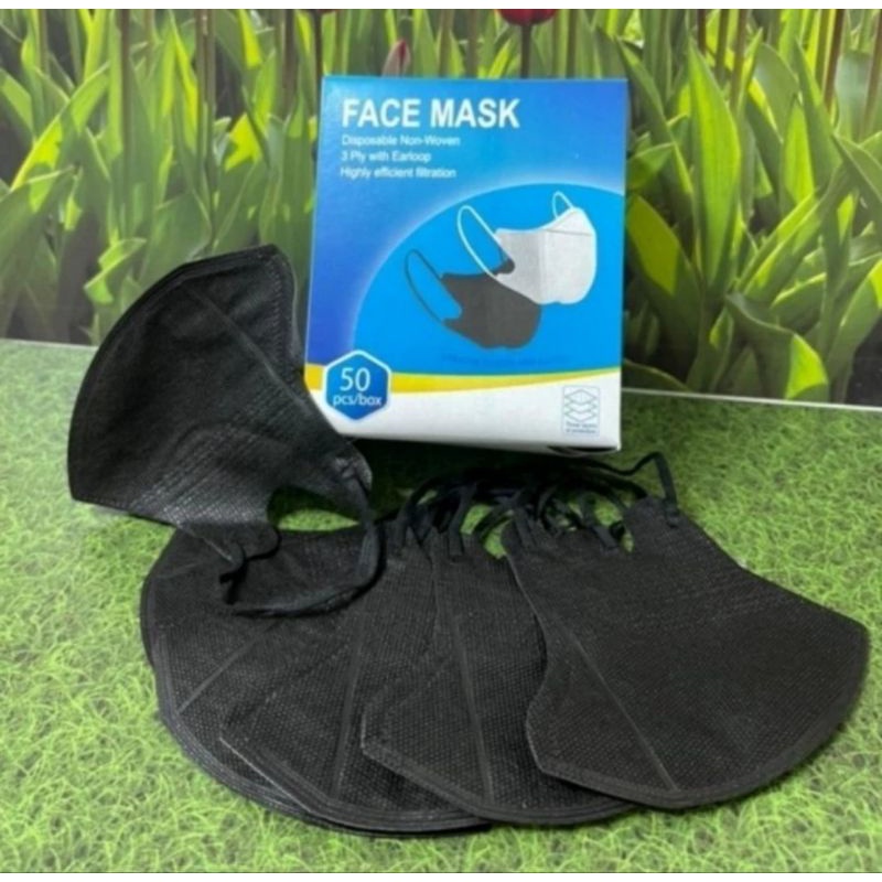 Masker Duckbill Earloop Face Mask 3 ply isi 50 pcs