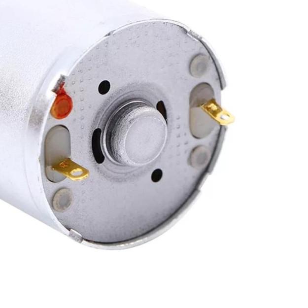 Motor DC Gearbox 12V 130Rpm Gear Box High Torque 20Kgcm Shaft 4mm