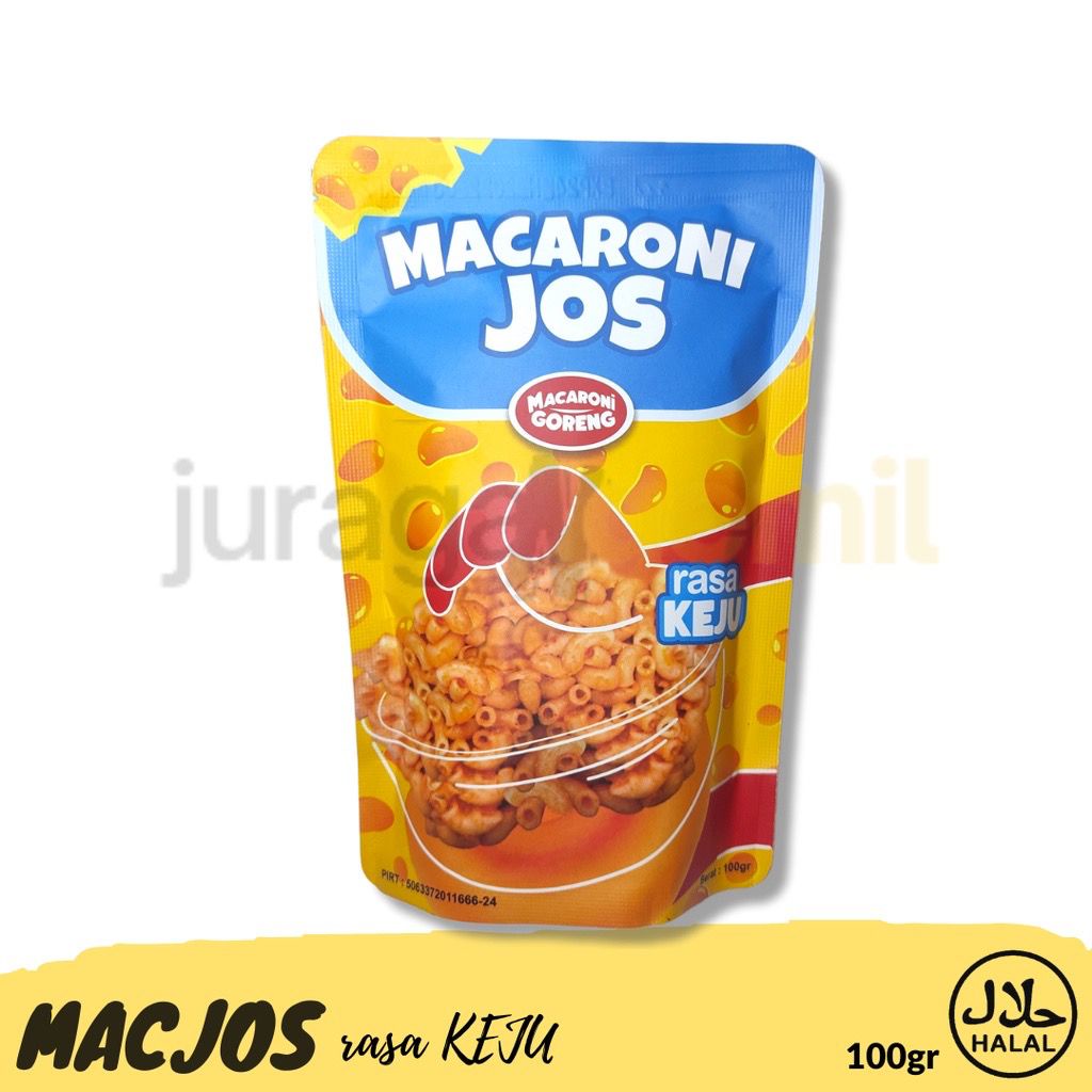 

NEW !! PROMO CEMILAN VIRAL MACARONI JOS RASA KEJU 100gr