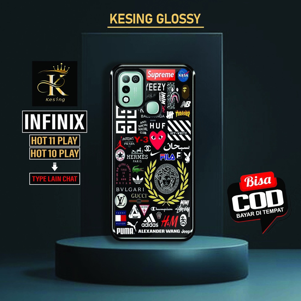 Case Infinix Hot 10 Play / Hot 11 Play Terbaru - Case Glossy Infinix Hot 10 Play - Softcase Infinix 
