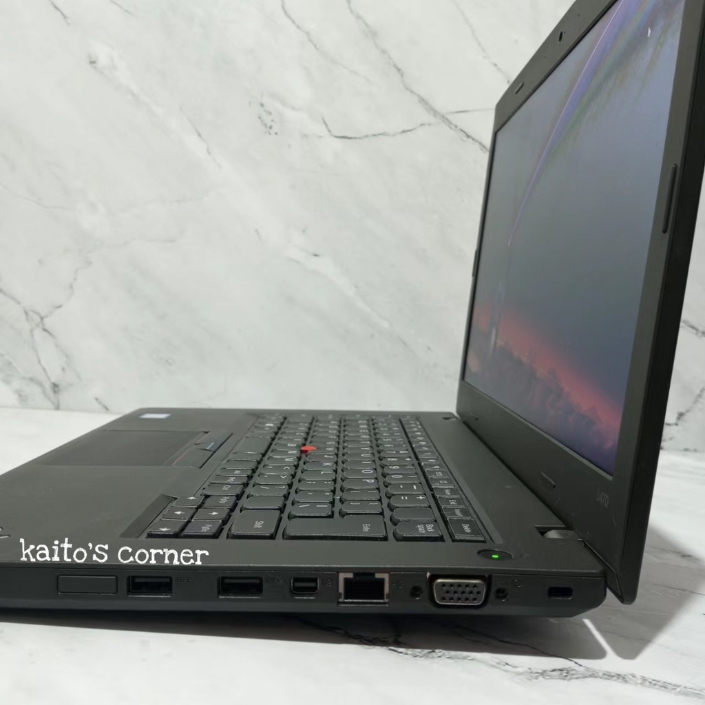 LAPTOP LENOVO THINKPAD L470 CORE i5/i7 GEN 7 - LAYAR 14 INCH  COCOK BUAT KULIAHAN / KANTORAN / GAMING - BONUS TAS