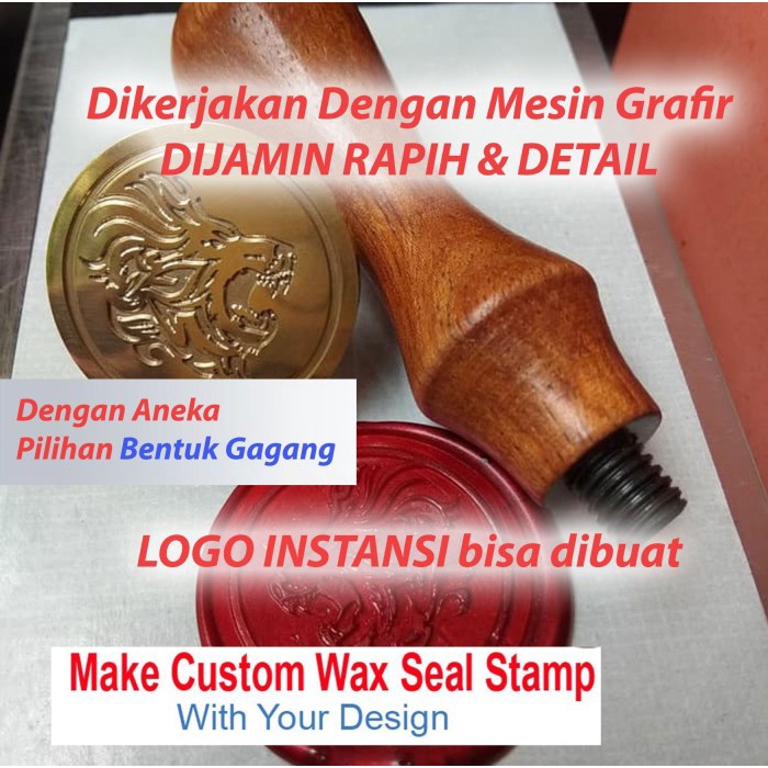 

Custom Wax Stamp Stempel Segel Lilin