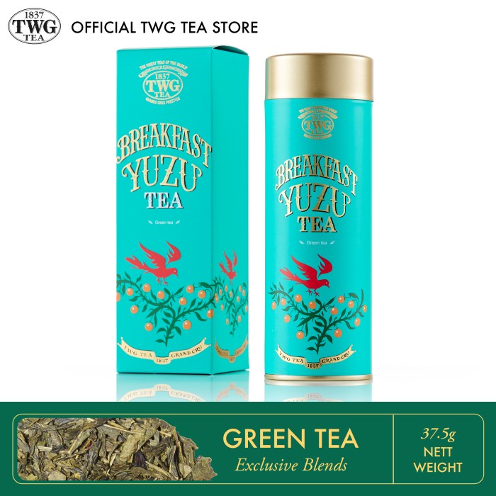 

TWG TEA BREAKFAST YUZU TEA, HAUTE COUTURE TEA TIN, 100G