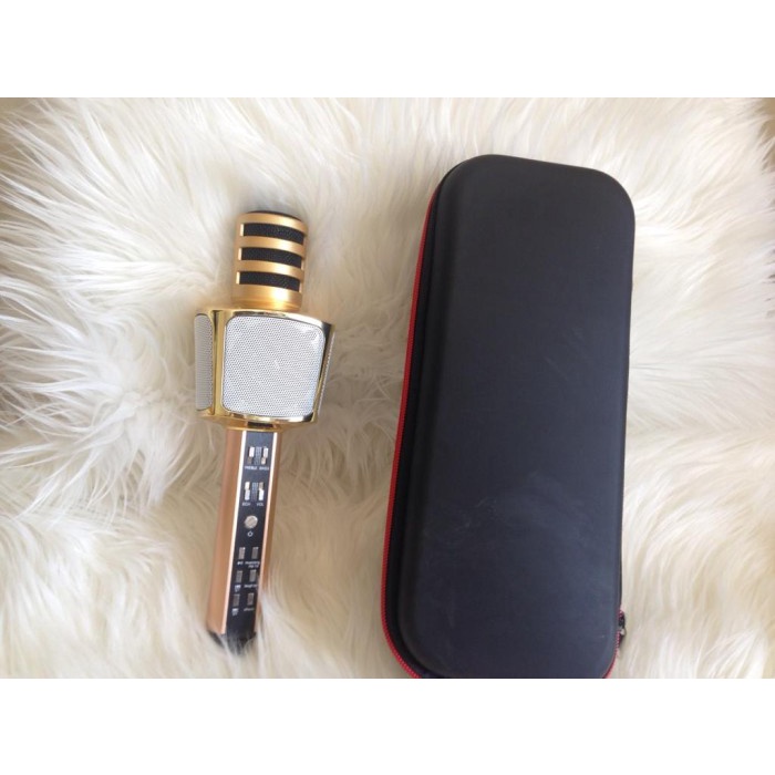 {MusikStore} PAKET MIC  POUCH SD17 MIC BLUETOOTH ORIGINAL - Kuning Berkualitas