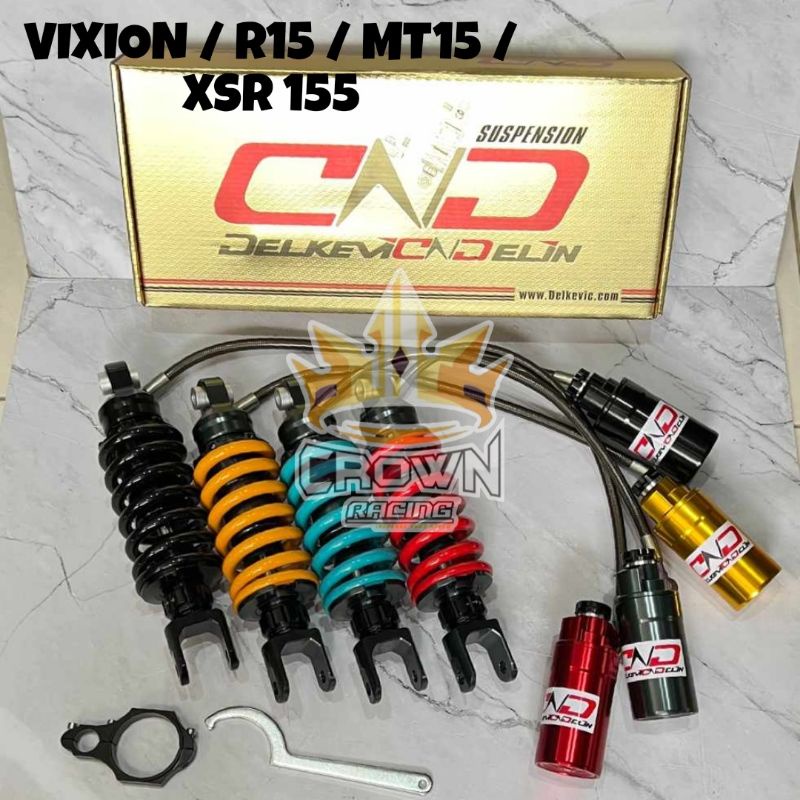 Monoshock Delkevic Click Rebound Tabung Pisah Yamaha Vixion / R15 / MT15 / XSR 155