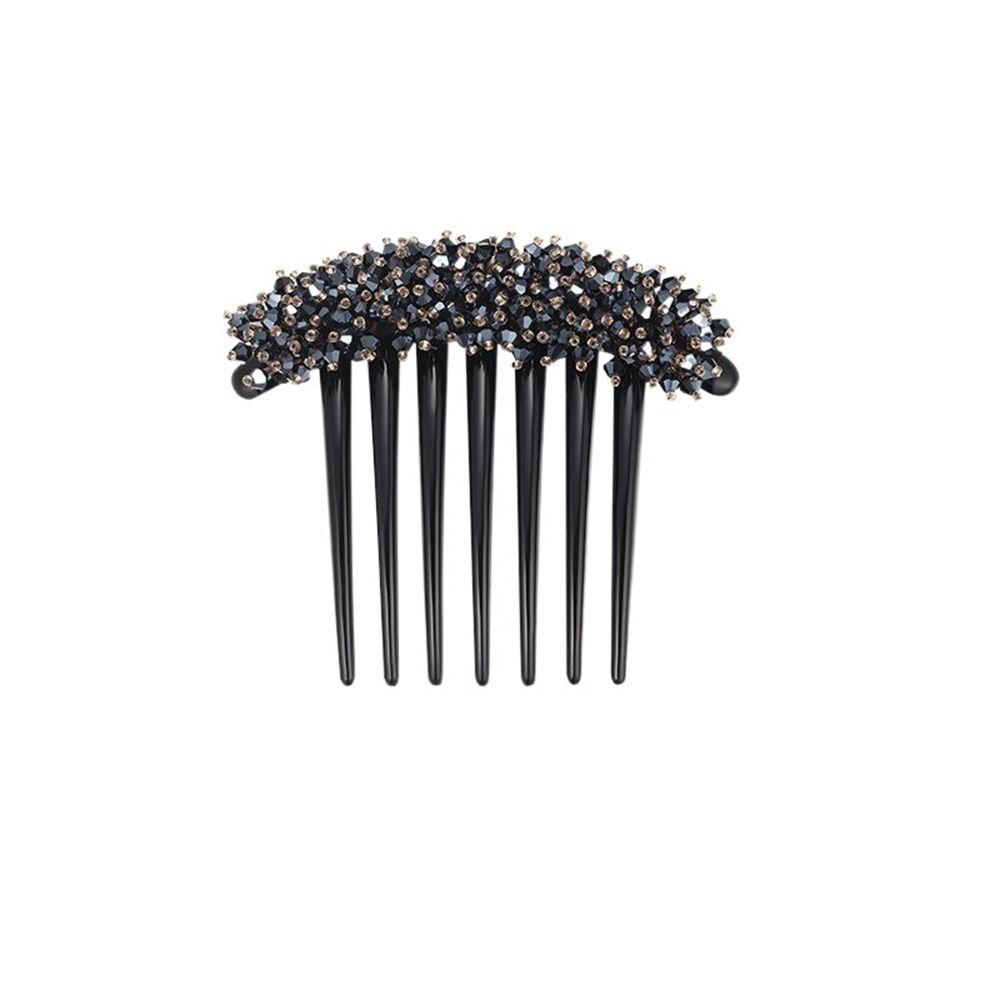 Agustina Manik-Manik Sisir Rambut Sparkling Simple Untuk Gadis Aksesoris Rambut Pengantin Hair Clip Hair Curler Hairclip
