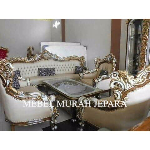 kursi tamu sofa ganesha jati, kursi amu jati, mebel jepara