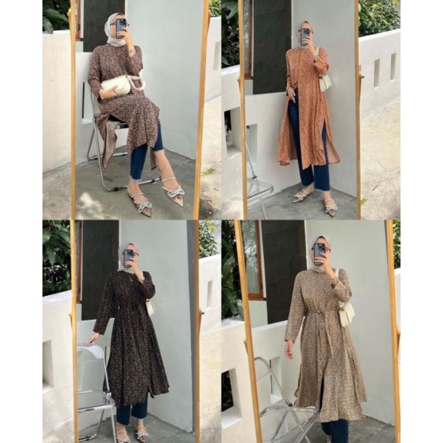 MIHO SLIT DRESS ORI BY OUTFIX