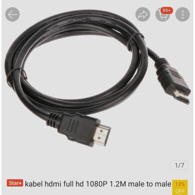 TERMURAH PROMO KABEL HDMI EVERCOSS EVERCROSS FULL HD 1080 1080P ORI CABLE HIGH DEFINITION SUPPORT SE