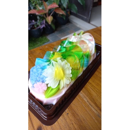 

Hampers Puding Flowers Ovale /puding jelly bunga / puding ulang tahun