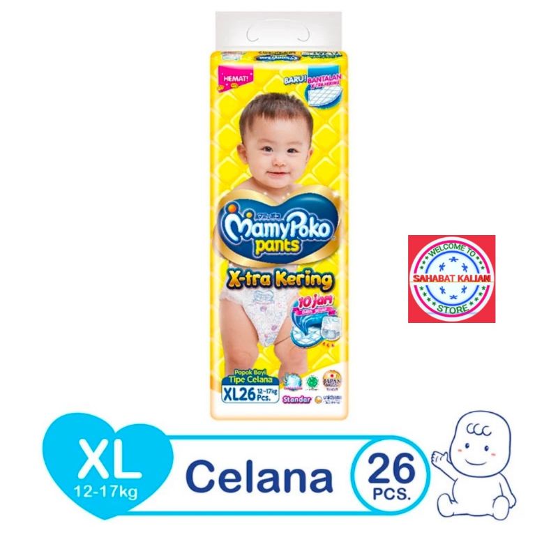 Mamypoko Pants X-tra Kering S38, M32, L30 DAN XL26