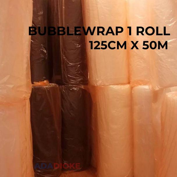 

Bubble Wrap Bubblewrap 125 cm x 50 m (meter) Bening/Hitam - Putih