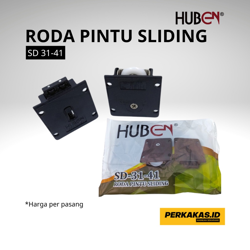 Roda Pintu Laci Lemari Sliding 1Set HUBEN SD 31-41