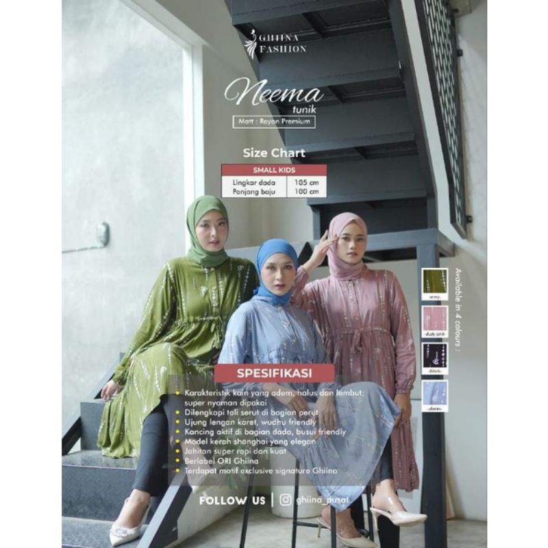 Neema Tunik By Ghina Fashion
