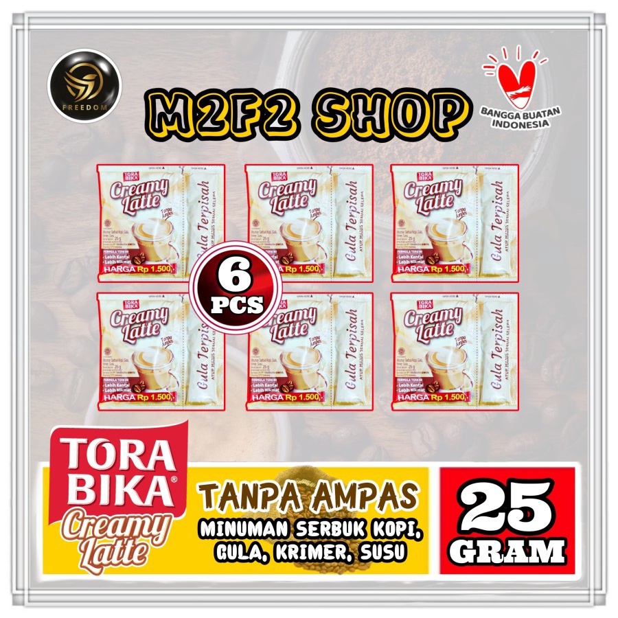 

Kopi Torabika Creamy Latte Sachet - 25 gr (Kemasan 6 Pcs)