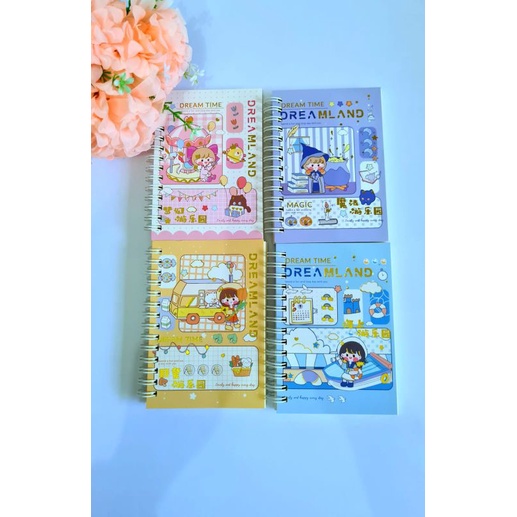 

Notes Ring Korea /Notebook Karakter Dreamland/ Buku Catatan Anak Lucu