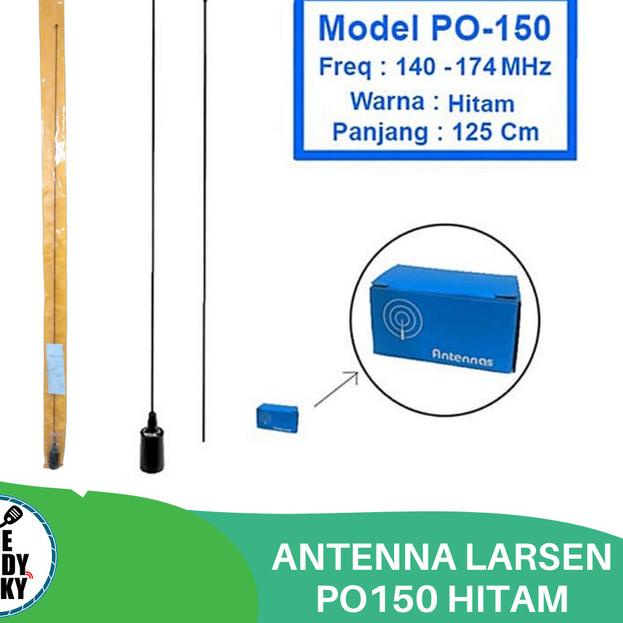 ANTENNA LARSEN PO150 HITAM - TANPAPACKAGING