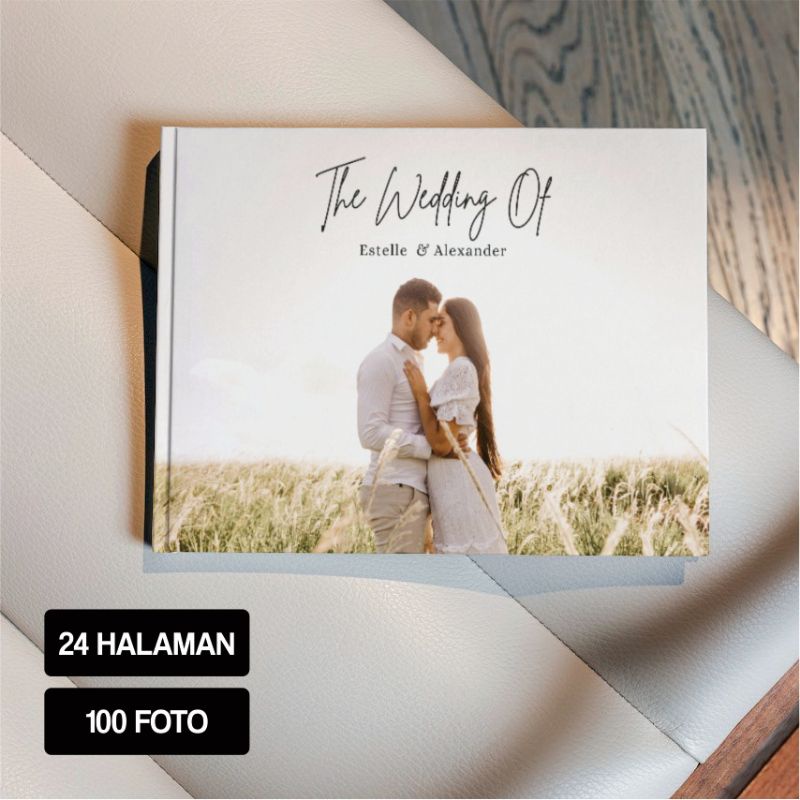 ( 2 HARI JADI ) Photobook Wedding / Album Foto / Megazine / 24 Halaman / 100 Foto