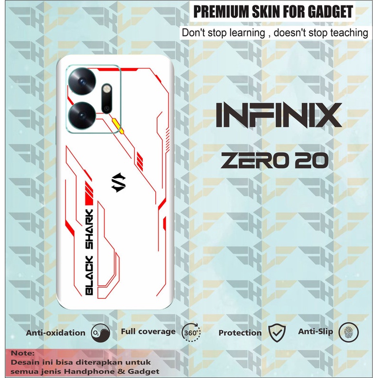 GARSKIN HANDPHONE 2 PCS INFINIX ZERO 20 WHITE