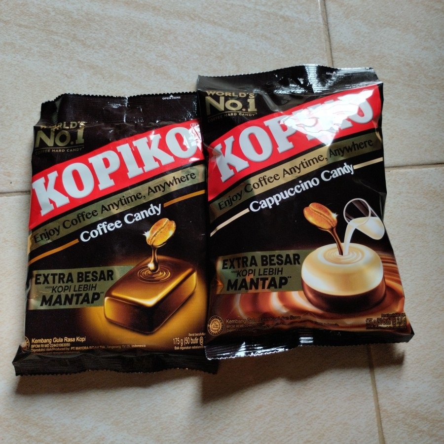 

Permen KOPIKO Coffee / Cappuccino kemasan baru - 50 pcs @3,5 gram