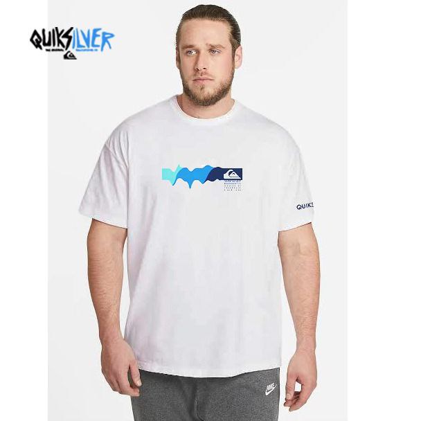 KAOS BIG SIZE QUIKSILVER PUTIH XXL XXXL KAOS OVERSIZE KAOS SURFING